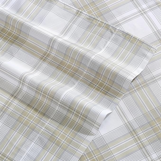 Wrangler - Full Bed Sheets, Ultra-Soft & Lightweight Bedding with Matching Pillowcases, Lightweight Bed Set for All Season Comfort, Oeko-Tex Certified (Dayton Valley Plaid Beige)