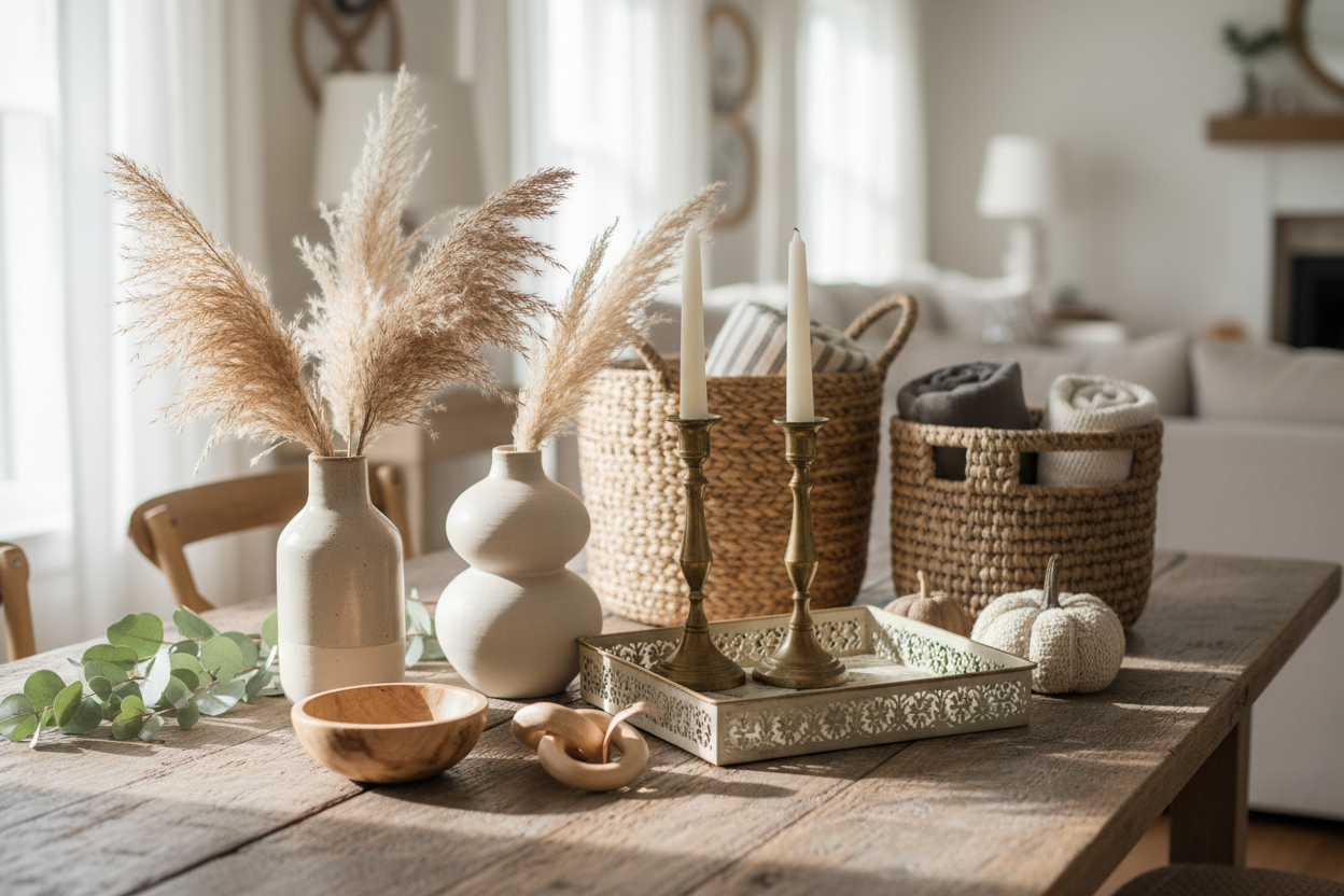 Seasonal & Specialty Décor: Carefully curated pieces to refresh your home throughout the year. (make it real photo)