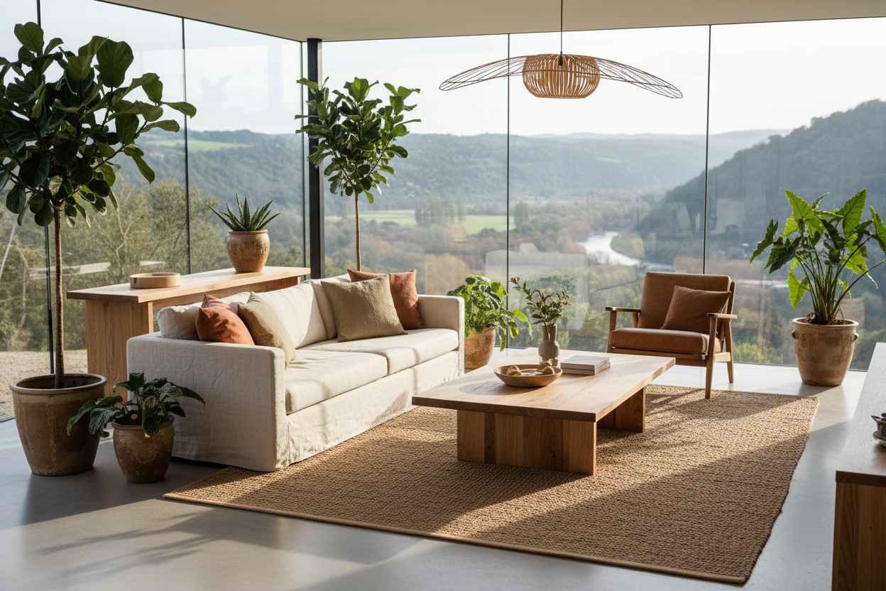 Vale & Forge was created from a simple belief: a well-designed home brings balance, comfort, and meaning to everyday life. Inspired by the harmony between nature’s calm valleys and the strength of skilled craftsmanship, our brand blends warmth and durability with refined, modern design. (make it real photo)